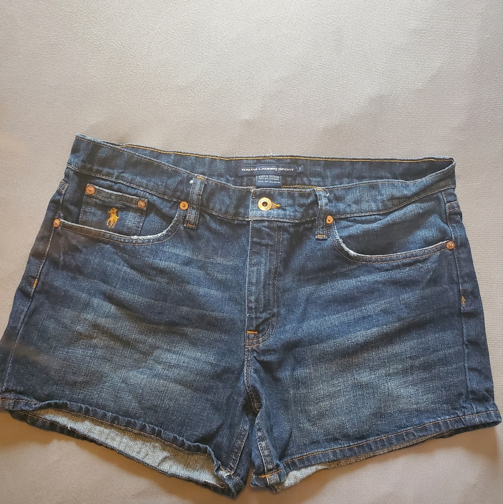Denim shorts